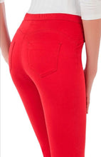 Carica l&#39;immagine nel visualizzatore di Gallery, Leggings pantalone PUSH UP philippe matignon jeans rosso
